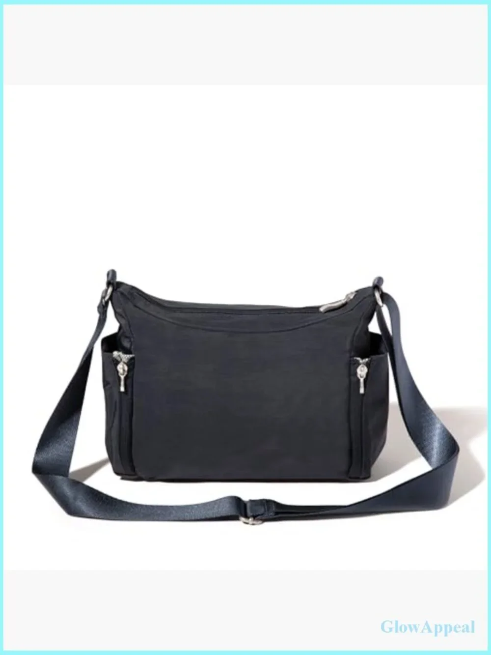 Nylon Hobo Crossbody Bag RFID Protection Adjustable Strap Lightweight